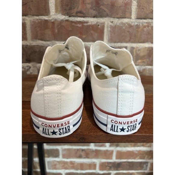 Converse All Star Ox White M7652 Shoes Sneakers Size M/12 W/14, Brand New w/ Box - Picture 4 of 10